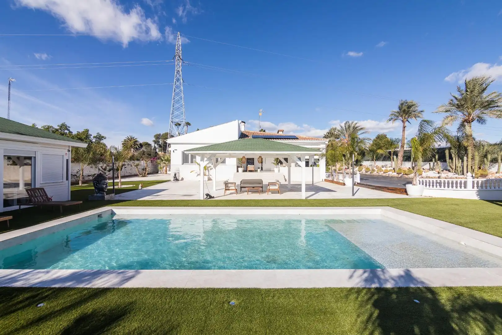Swimming pool of Houses for sale in Elche / Elx  with Air Conditioner, Private garden and Terrace