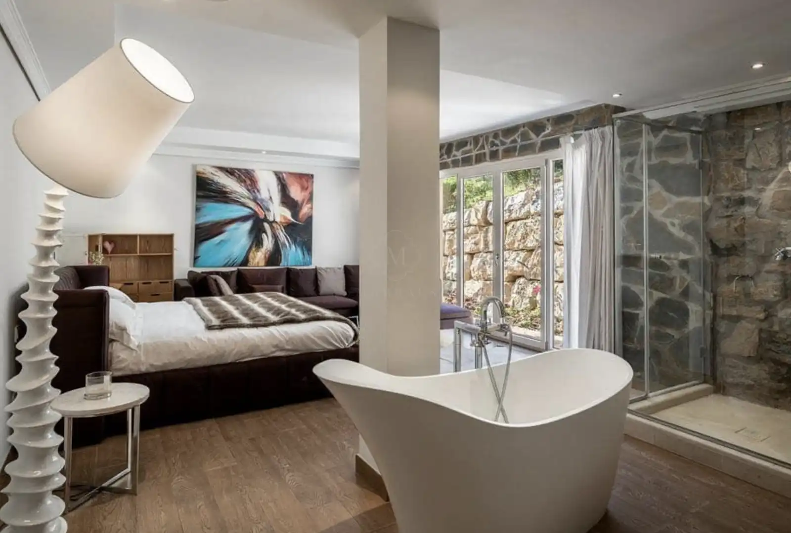 Habitación de Casa o chalet de alquiler en Marbella con Aire acondicionado, Jardín privado y Piscina
