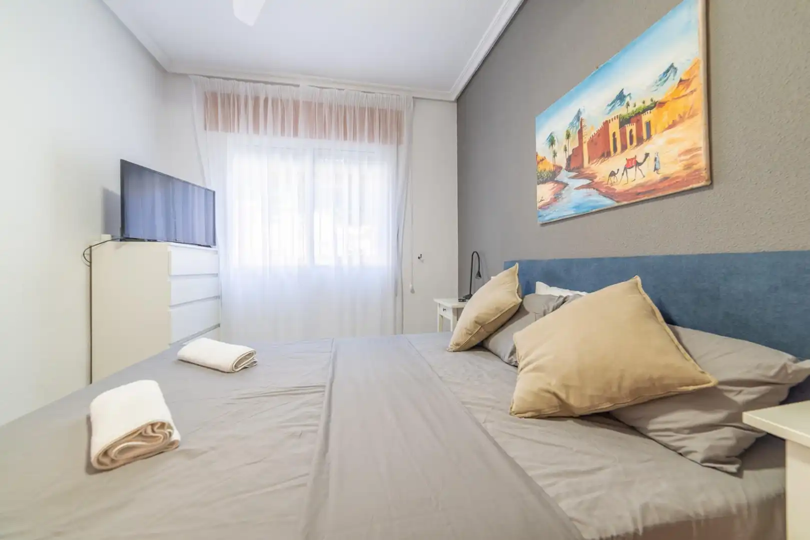 Dormitori de Apartament en venda en San Javier amb Aire condicionat, Jardí privat i Terrassa