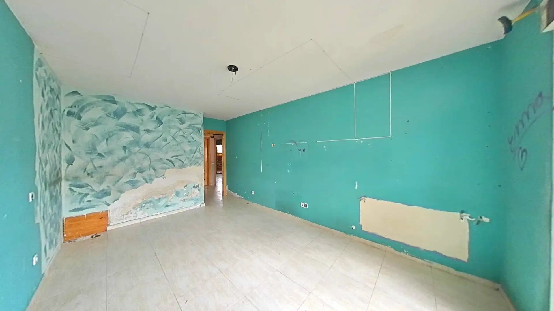 Schlafzimmer von Einfamilien-Reihenhaus zum Verkauf in Quer mit Terrasse