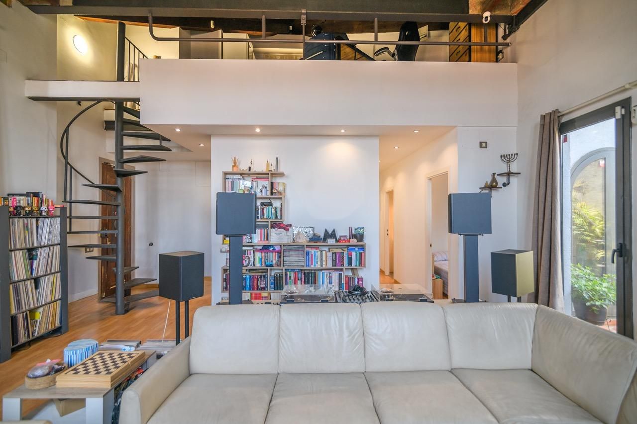 Sala d'estar de Àtic en venda en Manresa amb Balcó