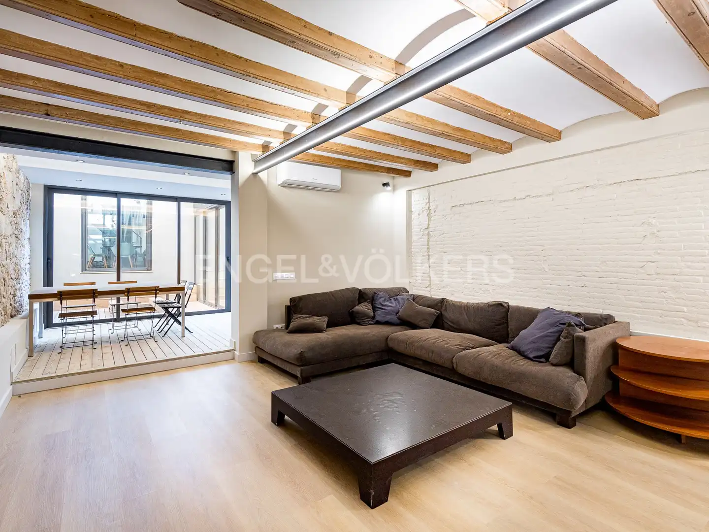 Vista exterior de Piso de alquiler en Barcelona con Aire acondicionado, Calefacción y Parquet