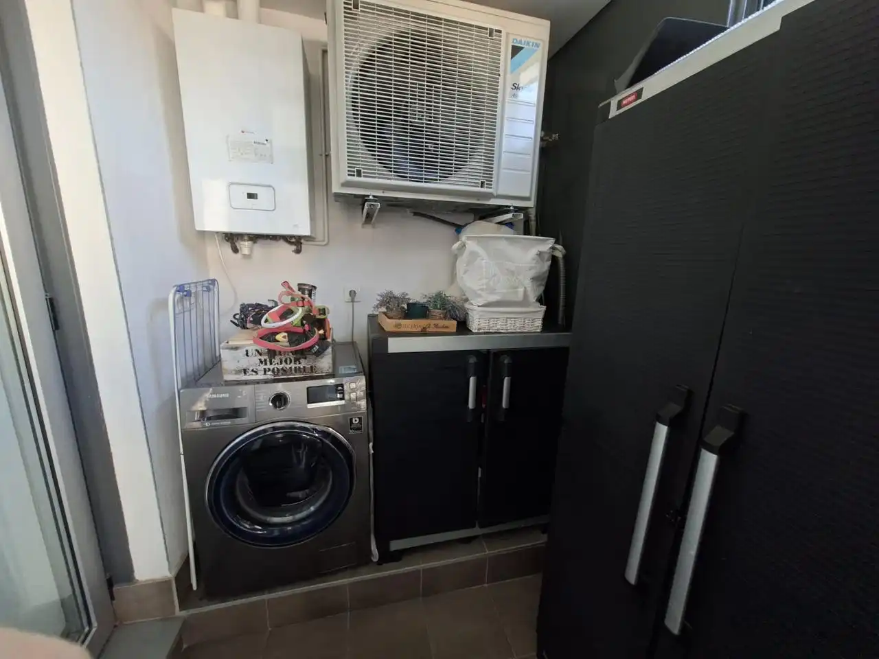 Kitchen of Flat for sale in Madrid  with Air Conditioner, Heating and Terrace