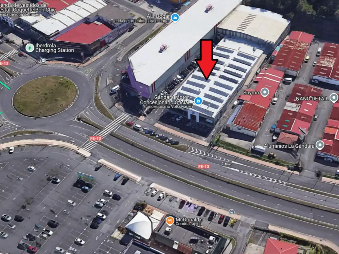 Exterior view of Industrial buildings for sale in Ferrol