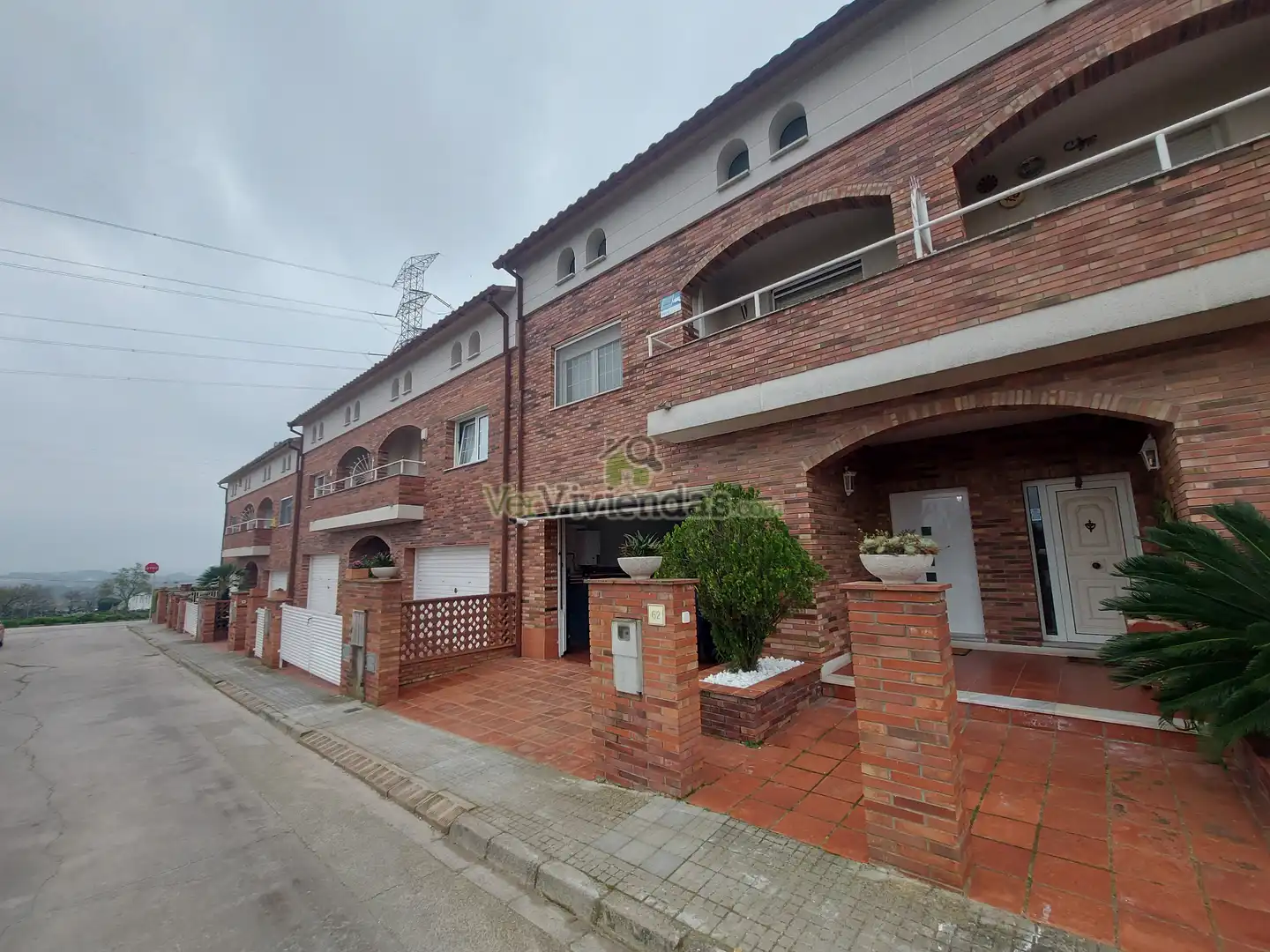 Exterior view of Detached homes for sale in Sant Llorenç d'Hortons  with Air Conditioner, Heating and Private garden