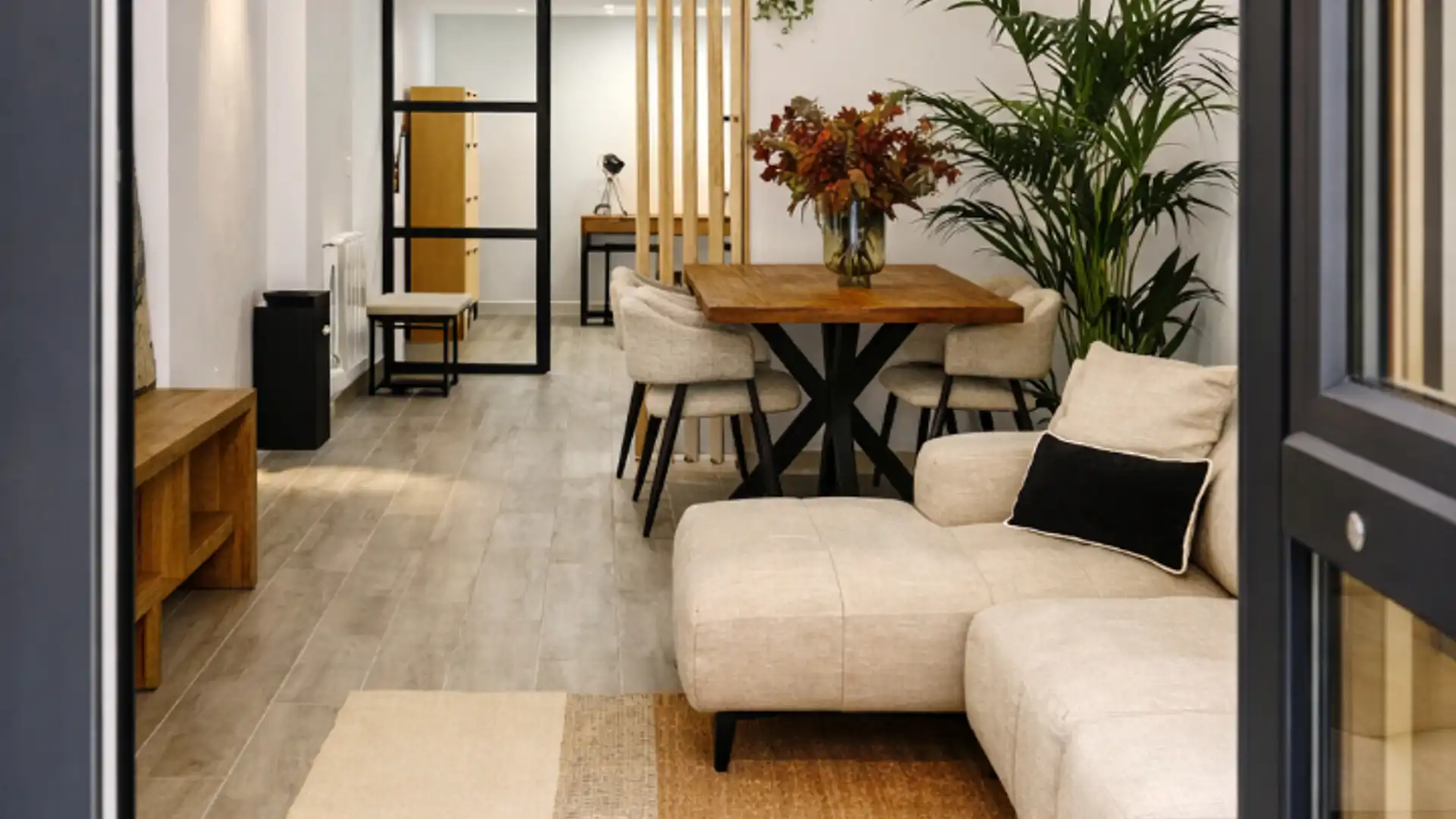 Sala de estar de Piso en venta en  Madrid Capital con Aire acondicionado, Calefacción y Amueblado