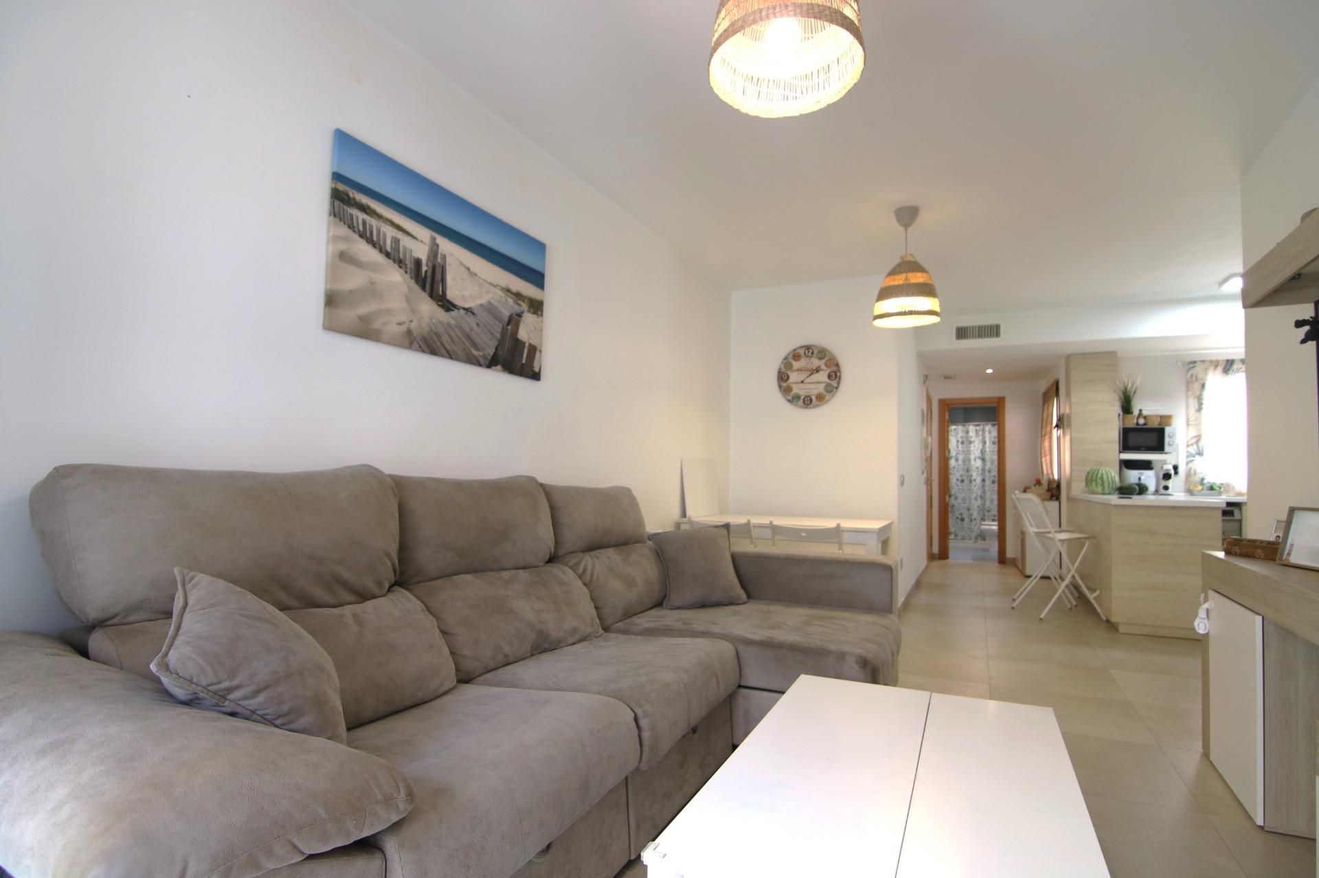 Sala d'estar de Apartament en venda en Coín amb Aire condicionat, Calefacció i Terrassa