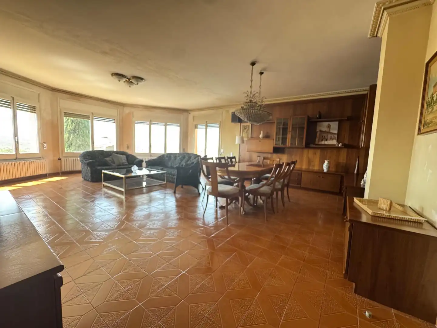 Sala d'estar de Casa o xalet en venda en Cervera amb Calefacció, Jardí privat i Terrassa