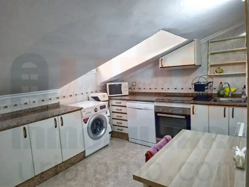 Kitchen of Attic for rent in Oviedo   with Heating, Terrace and Furnished