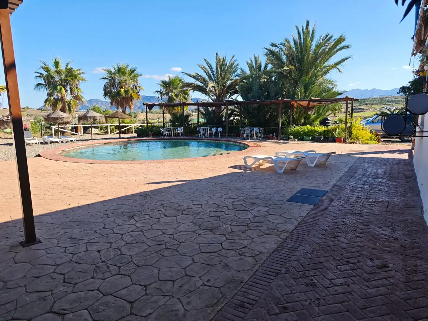 Piscina de Finca rústica en venta en Cártama con Aire acondicionado, Calefacción y Jardín privado