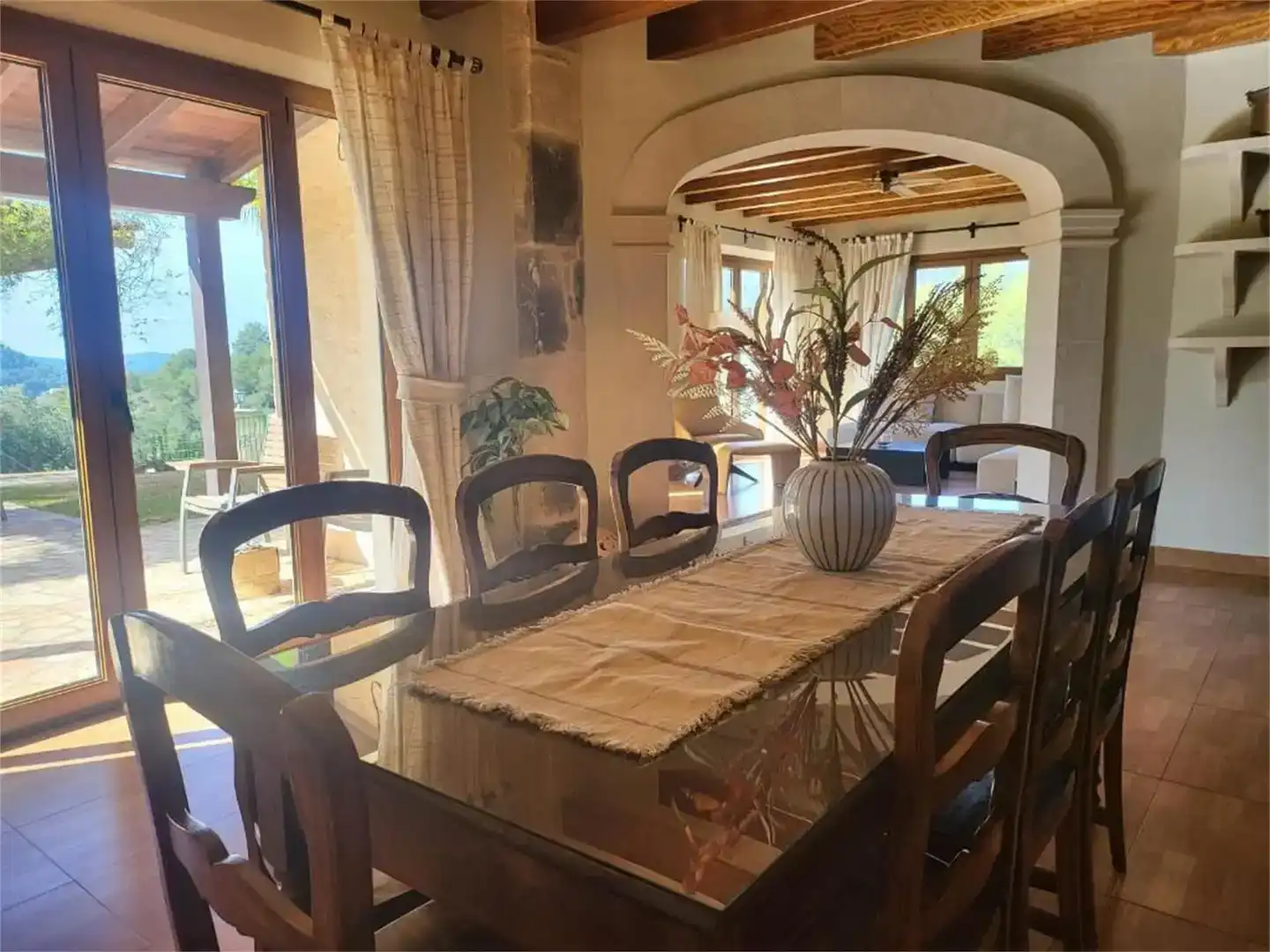 Comedor de Casa o chalet de alquiler en Felanitx con Aire acondicionado, Piscina y Balcón