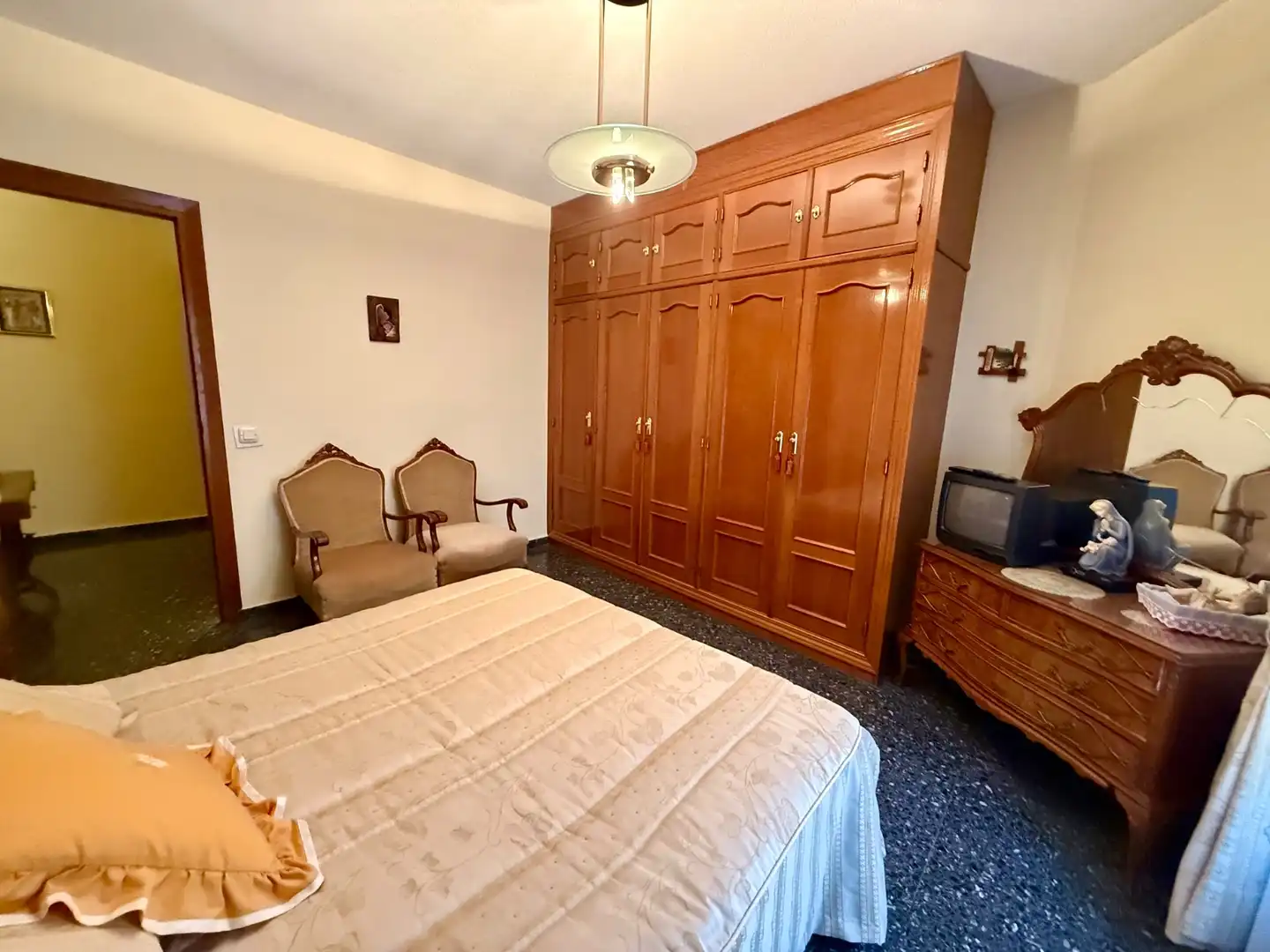 Bedroom of Flat for sale in Ciudad Real  with Air Conditioner, Heating and Furnished