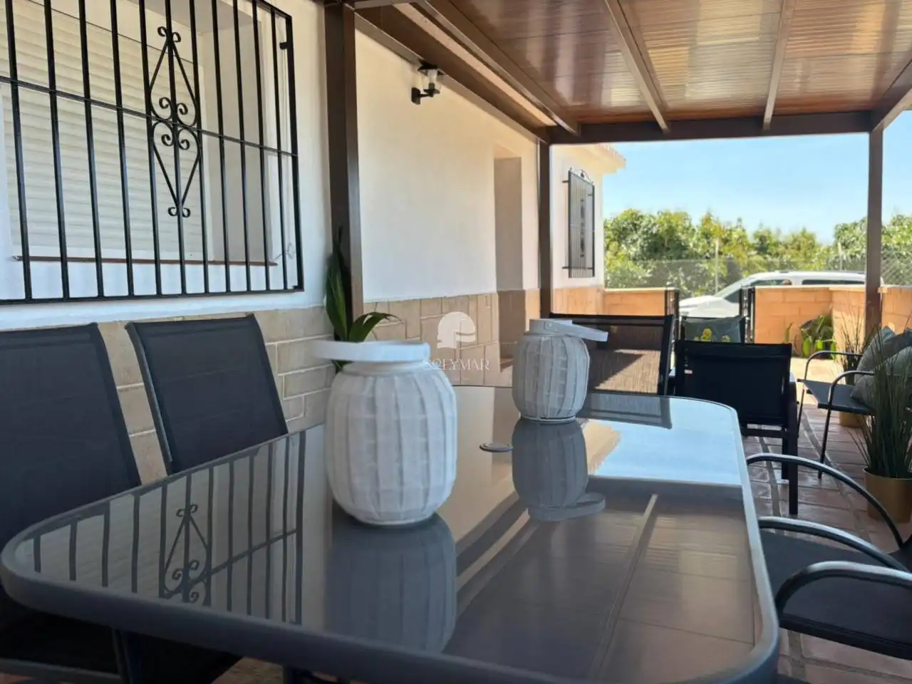Terrasse von Country house zur Miete in Vélez-Málaga mit Klimaanlage, Terrasse und Möbliert
