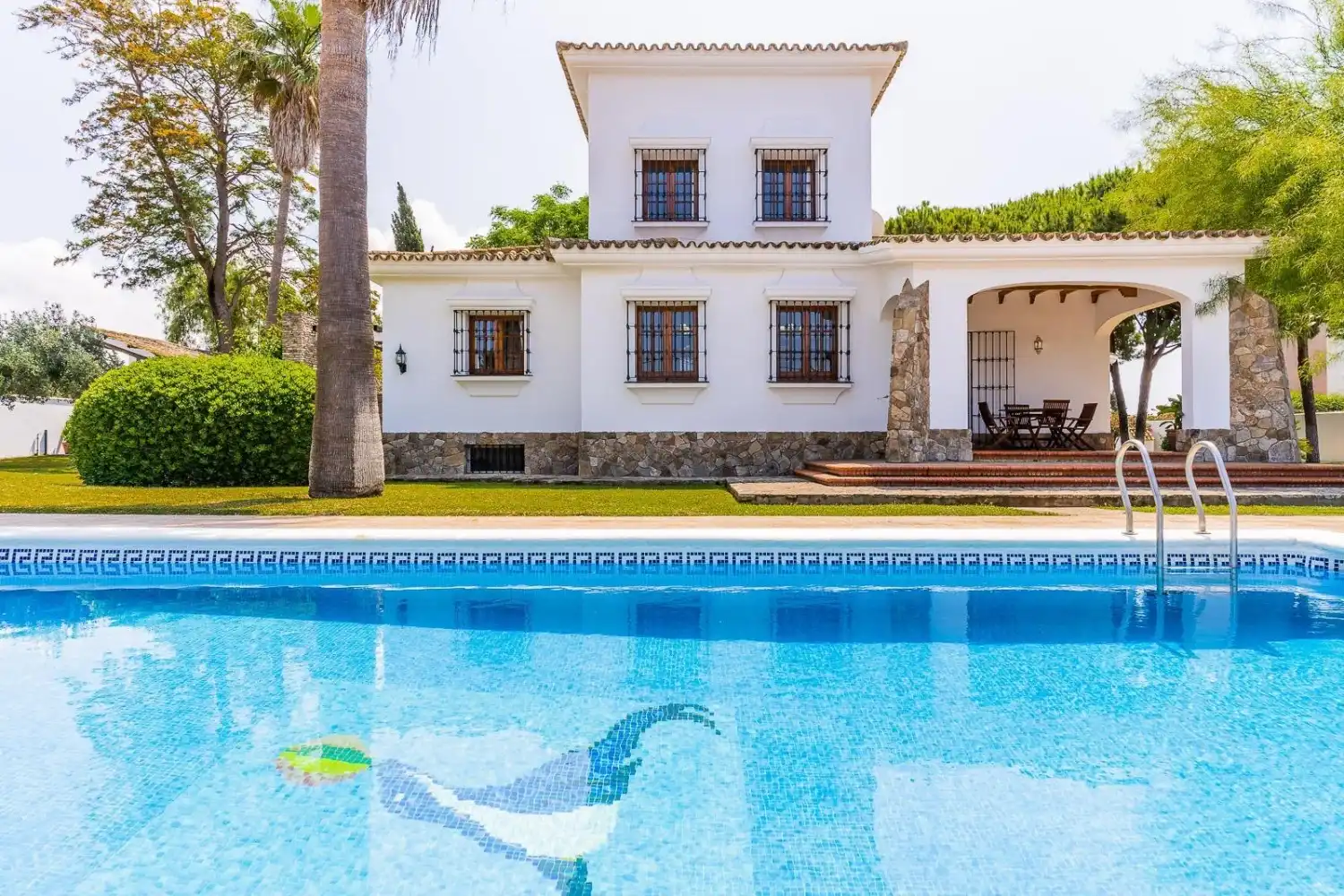 Garden of Houses for sale in Chiclana de la Frontera  with Air Conditioner, Private garden and Storage room