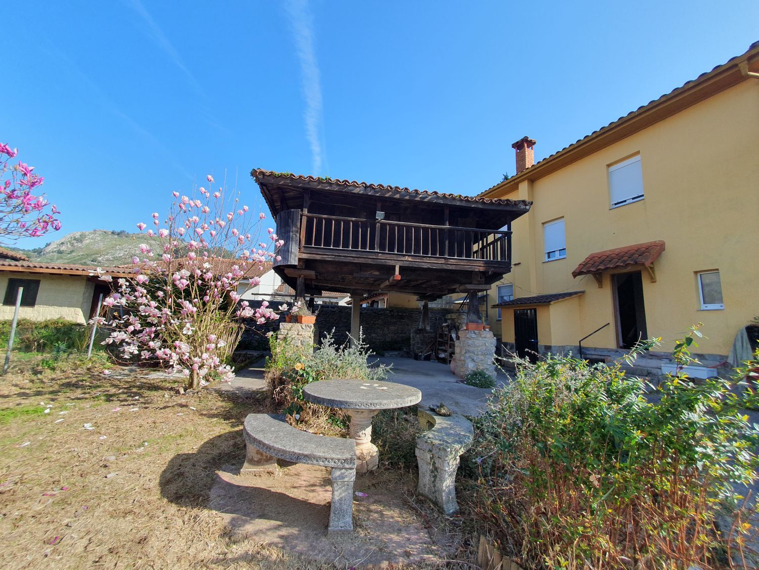 Vista exterior de Casa o xalet en venda en Candamo amb Calefacció, Traster i Moblat