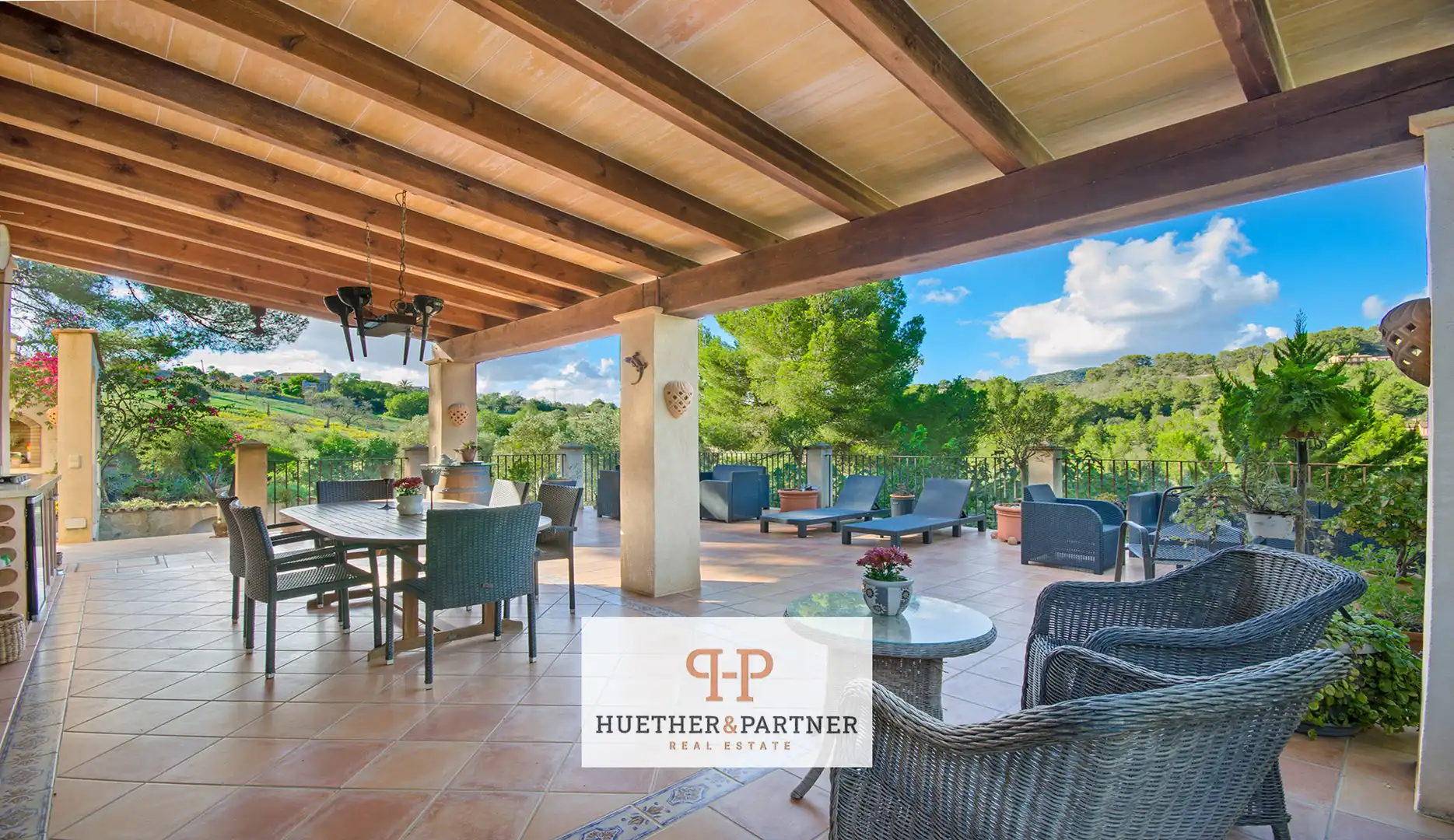 Terrasse von Country house zum Verkauf in Manacor mit Heizung