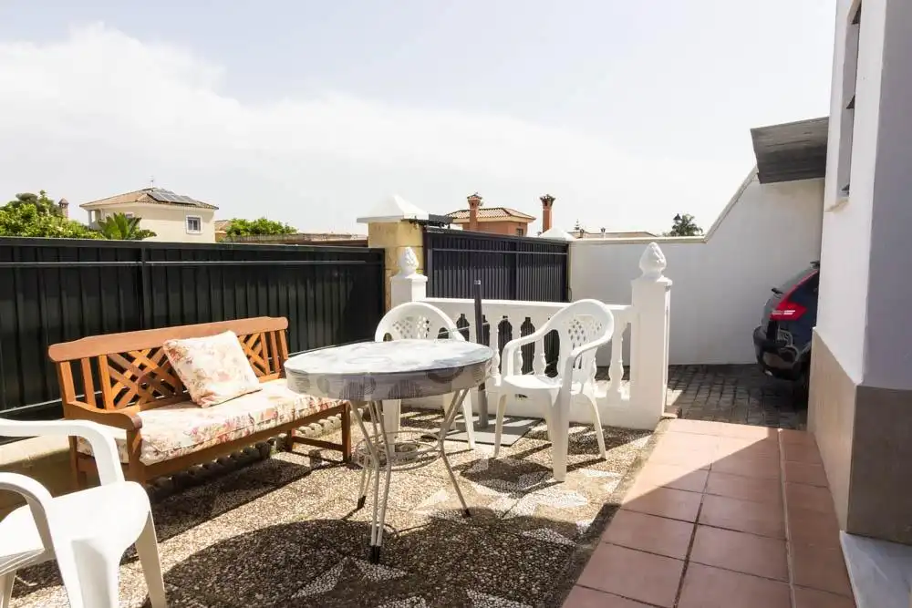 Terrassa de Casa o xalet en venda en El Puerto de Santa María amb Jardí privat i Traster