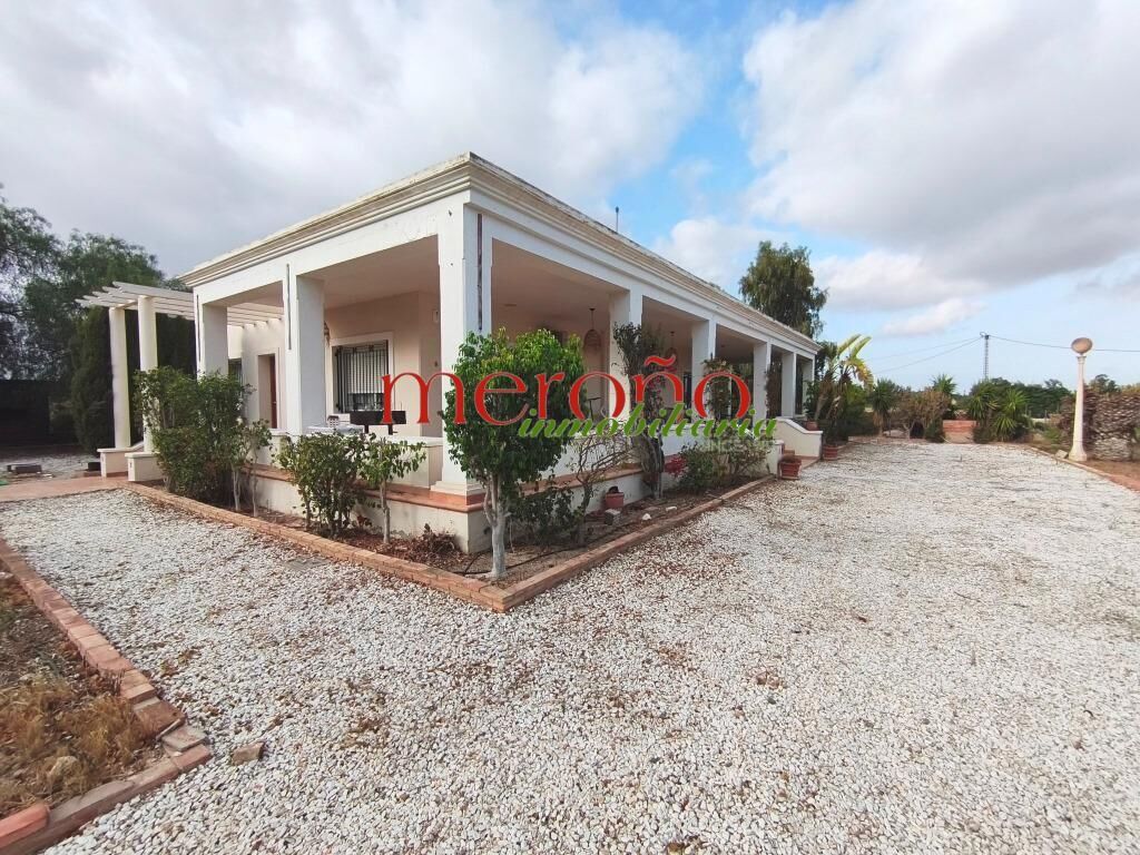 Vista exterior de Casa o xalet en venda en Elche / Elx amb Jardí privat, Terrassa i Piscina comunitària