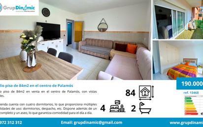Living room of Flat for sale in Palamós  with Furnished and Balcony