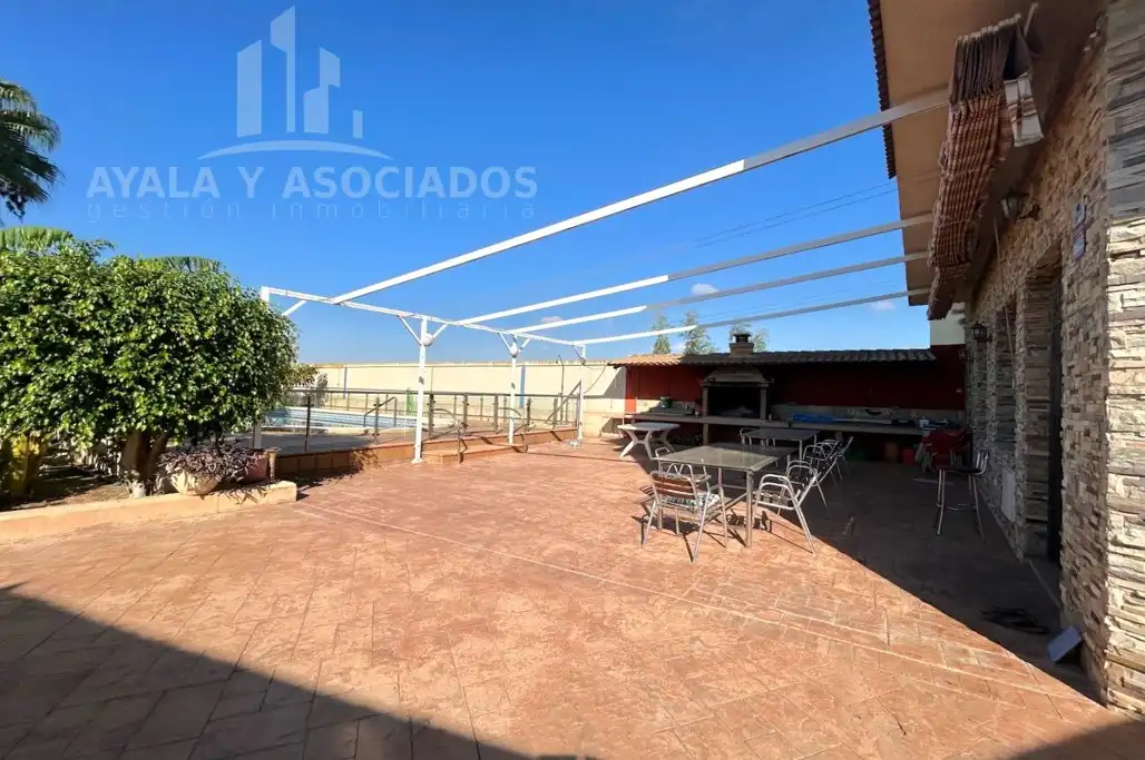 Terrassa de Finca rústica en venda en Cartagena amb Aire condicionat, Calefacció i Jardí privat