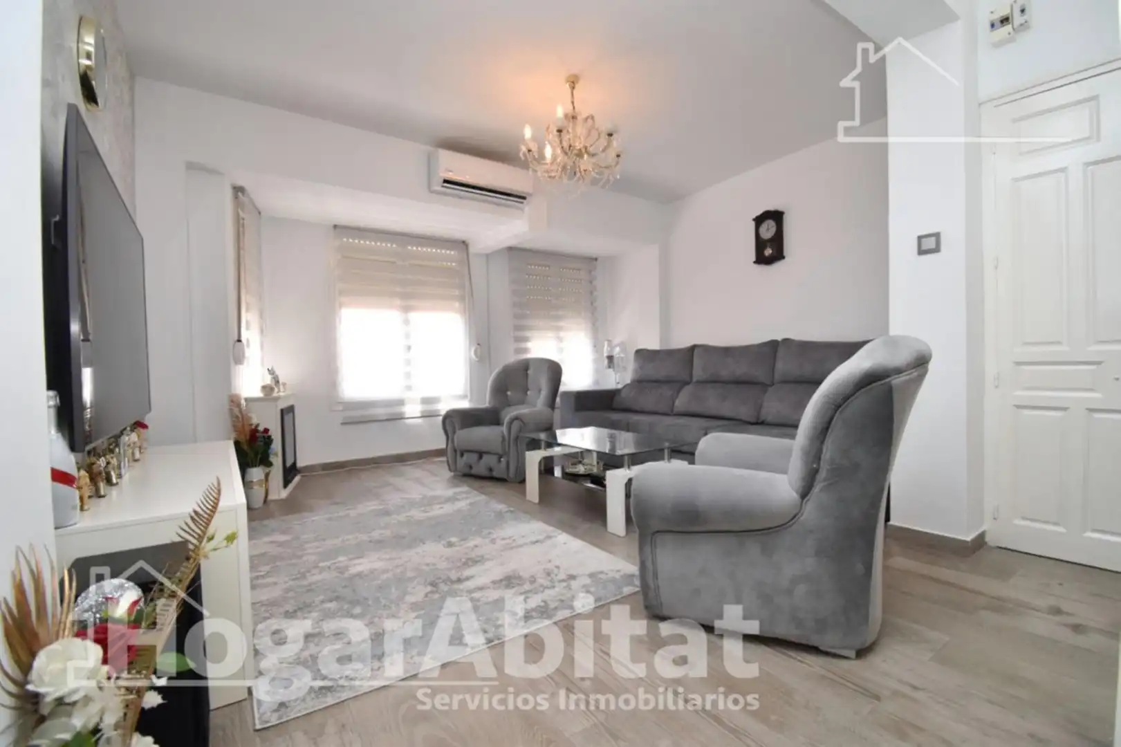 Living room of Flat for sale in Santa Pola  with Air Conditioner, Storage room and Furnished
