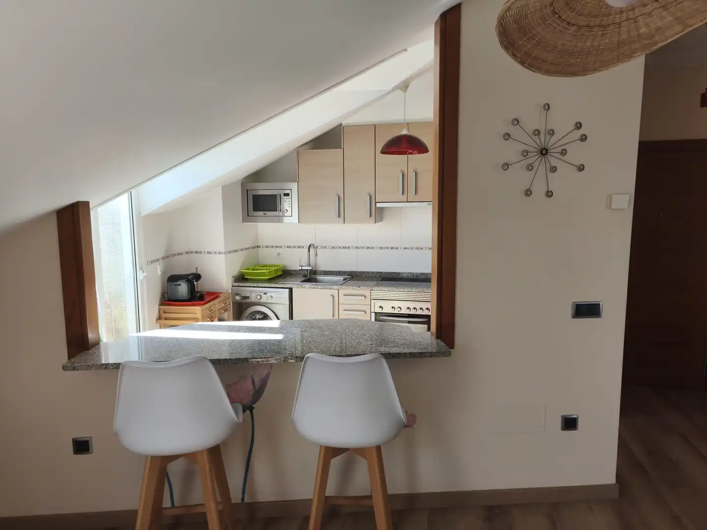 Cocina de Ático en venta en A Illa de Arousa  con Trastero y Amueblado