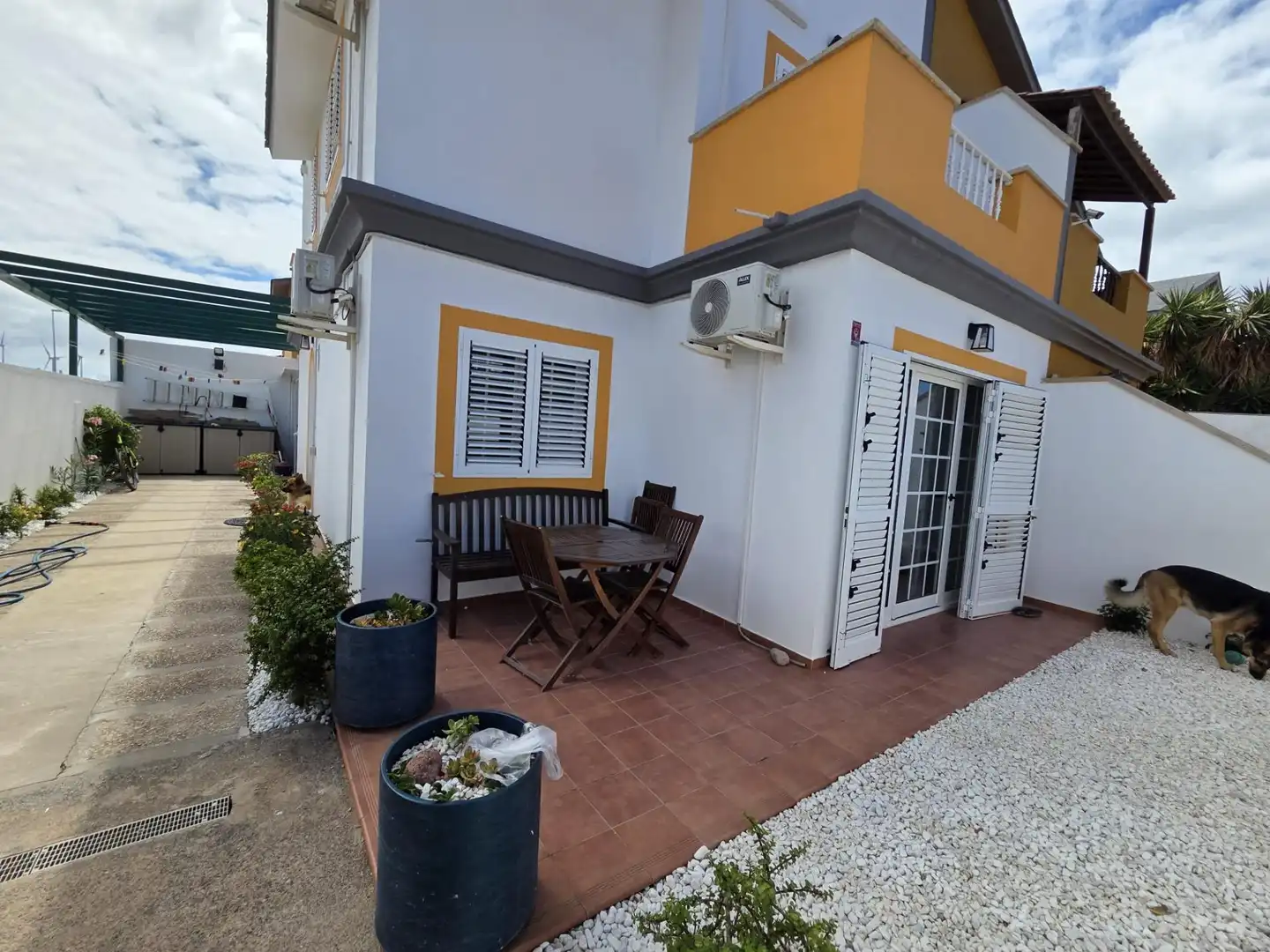 Terrace of Detached homes for sale in San Bartolomé de Tirajana  with Air Conditioner, Private garden and Terrace