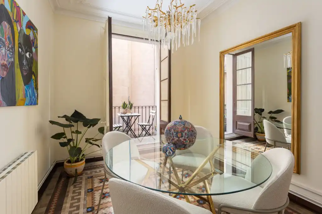 Esszimmer von Wohnungen zum Verkauf in Barcelona mit Heizung, Abstellraum und Balkon
