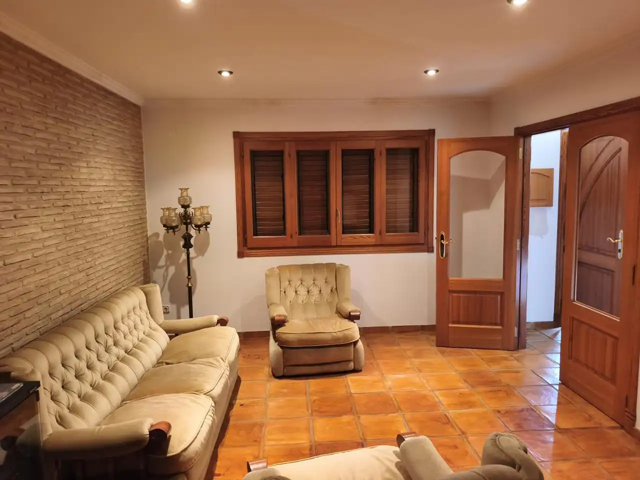 Sala de estar de Casa o chalet en venta en Favara con Jardín privado, Terraza y Piscina
