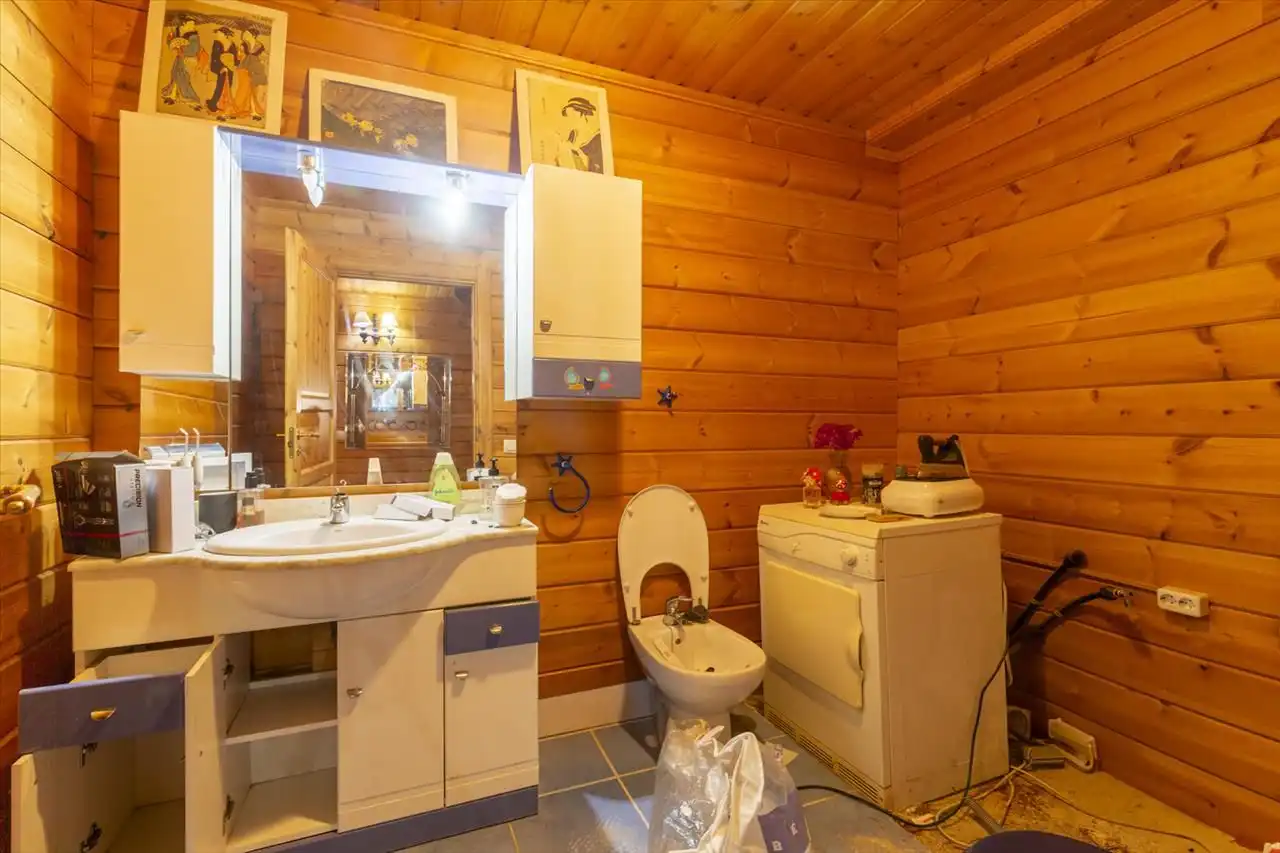 Bathroom of Houses for sale in Nuevo Baztán  with Heating, Private garden and Storage room