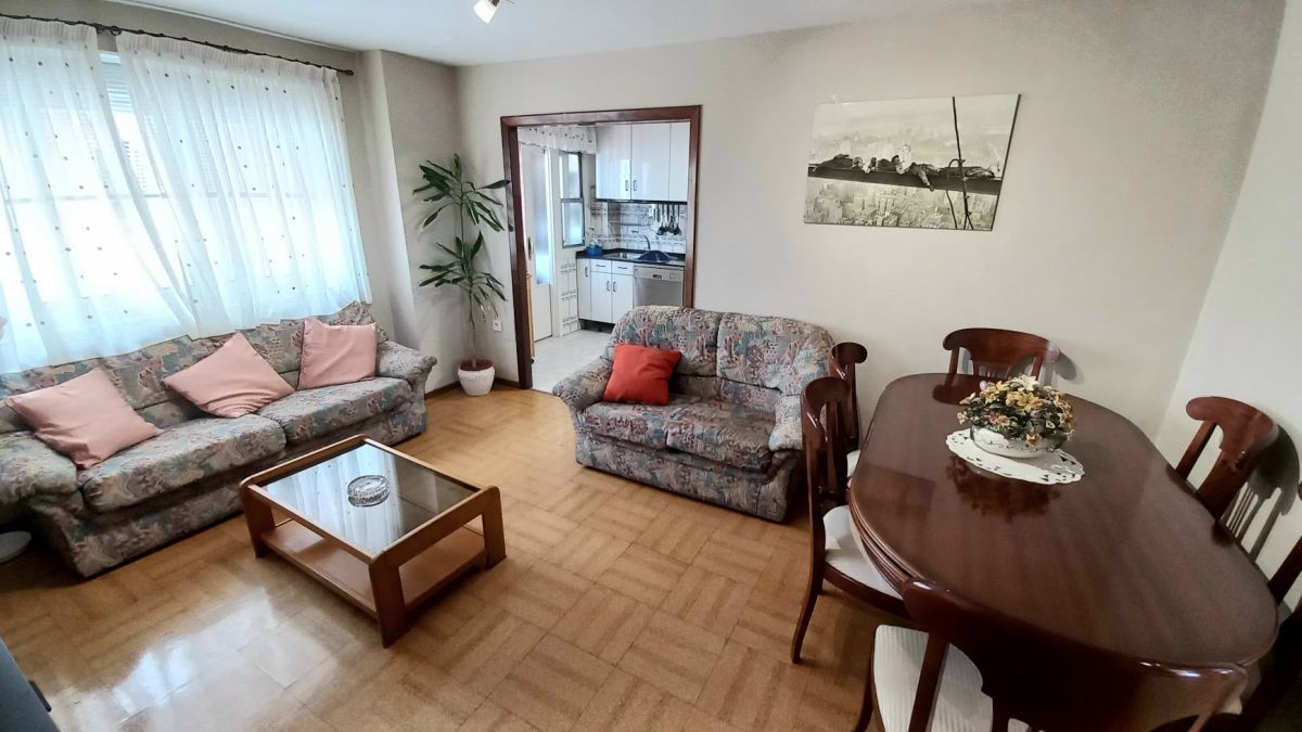 Living room of Flat to rent in A Coruña Capital   with Furnished