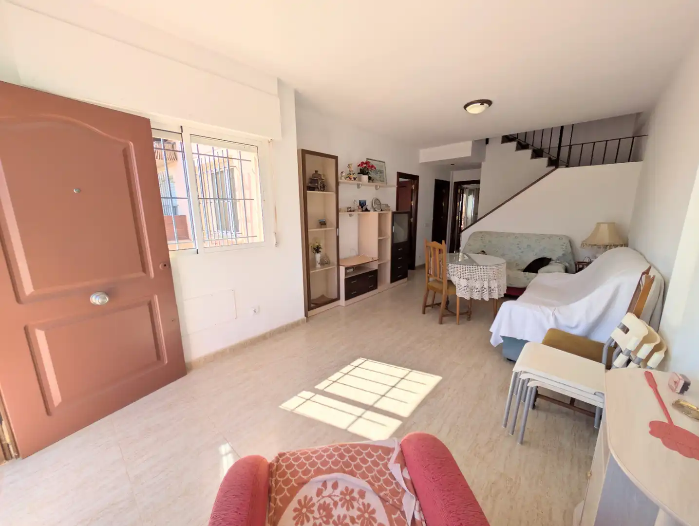 Sala de estar de Casa adosada en venta en Cartagena con Jardín privado, Terraza y Amueblado