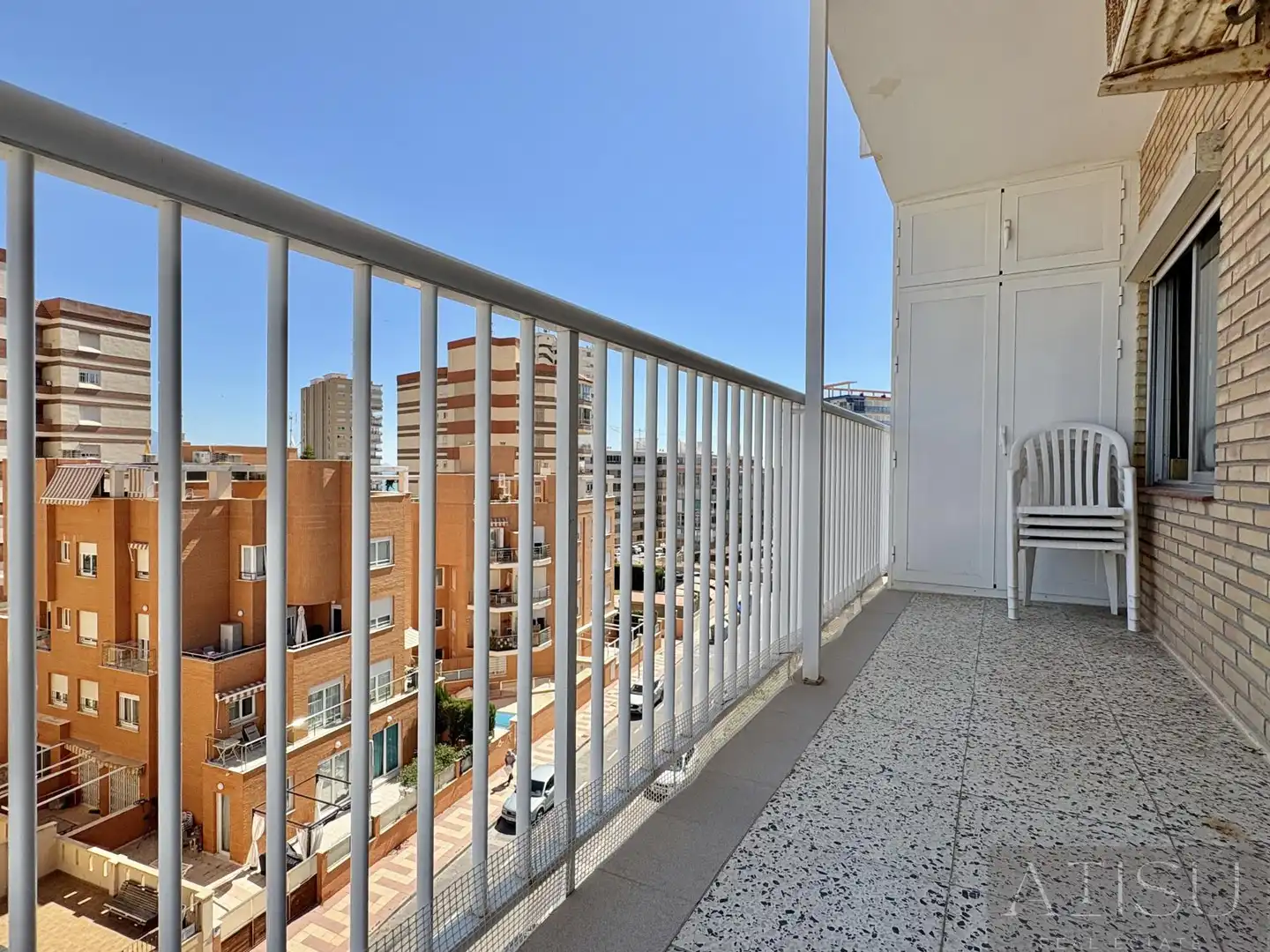 Balcony of Flat for sale in El Campello  with Air Conditioner and Community pool