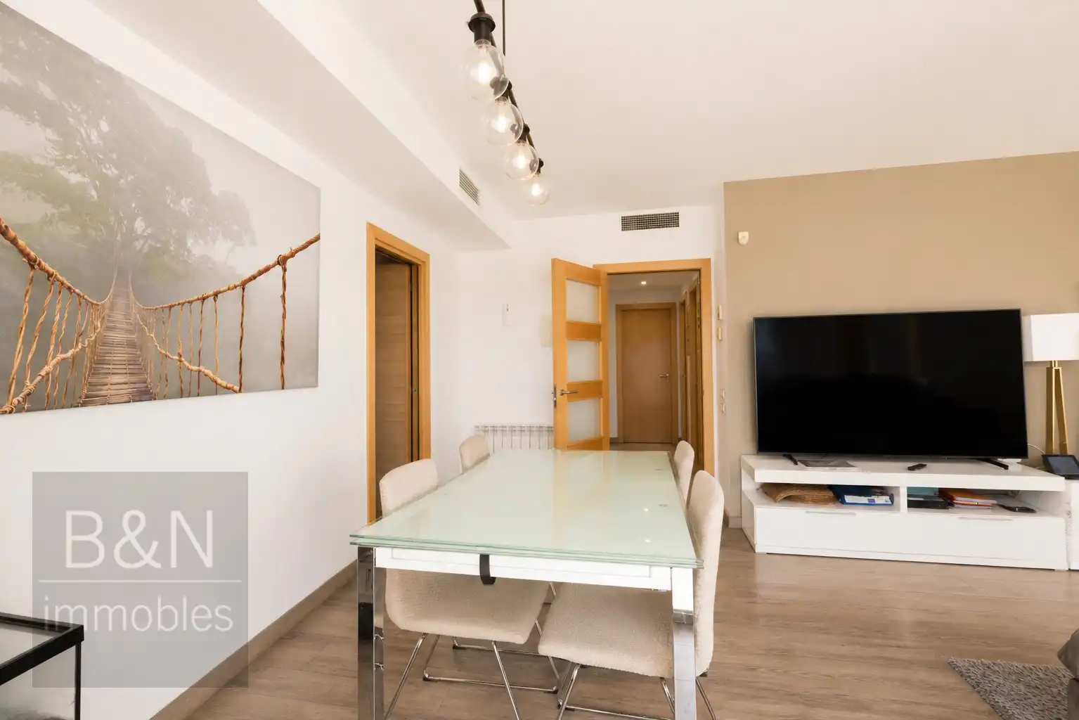 Dining room of Flat for sale in Terrassa  with Air Conditioner, Heating and Terrace