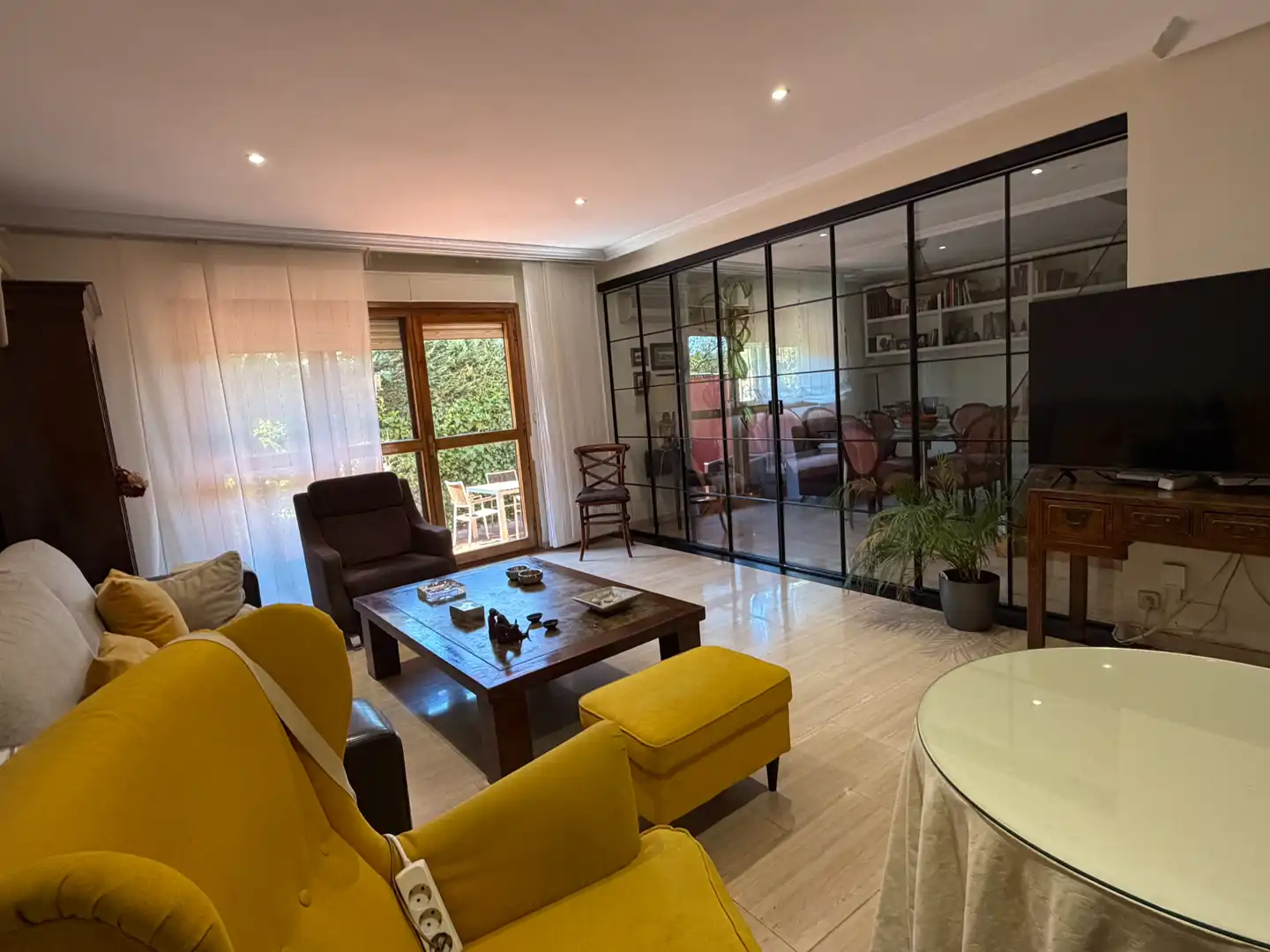 Sala de estar de Casa adosada en venta en Guadalajara con Calefacción