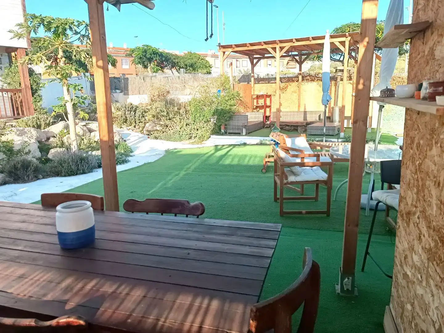 Terraza de Casa o chalet en venta en Granadilla de Abona con Aire acondicionado y Piscina