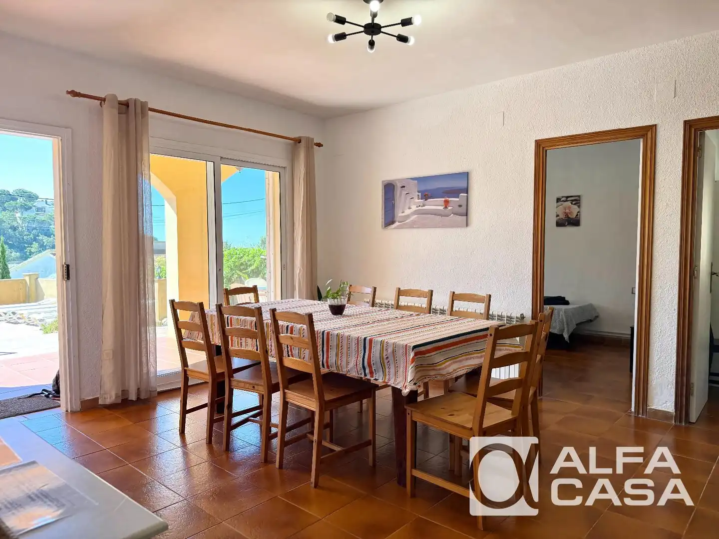 Dining room of Houses for sale in Lloret de Mar  with Heating, Terrace and Storage room