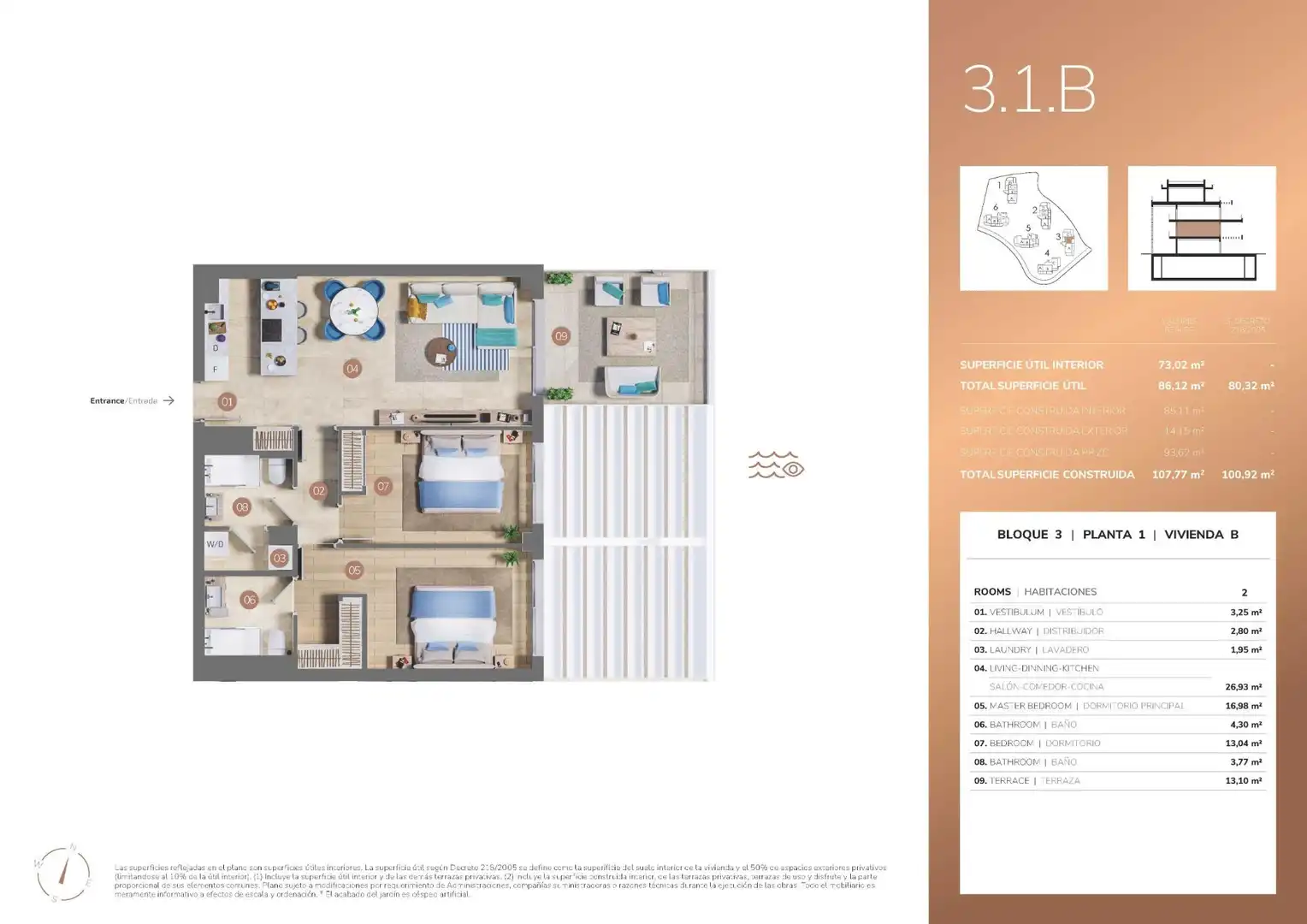 Apartament amb piscina en venda a Hipódromo - Cerrado del Águila, imagen 20
