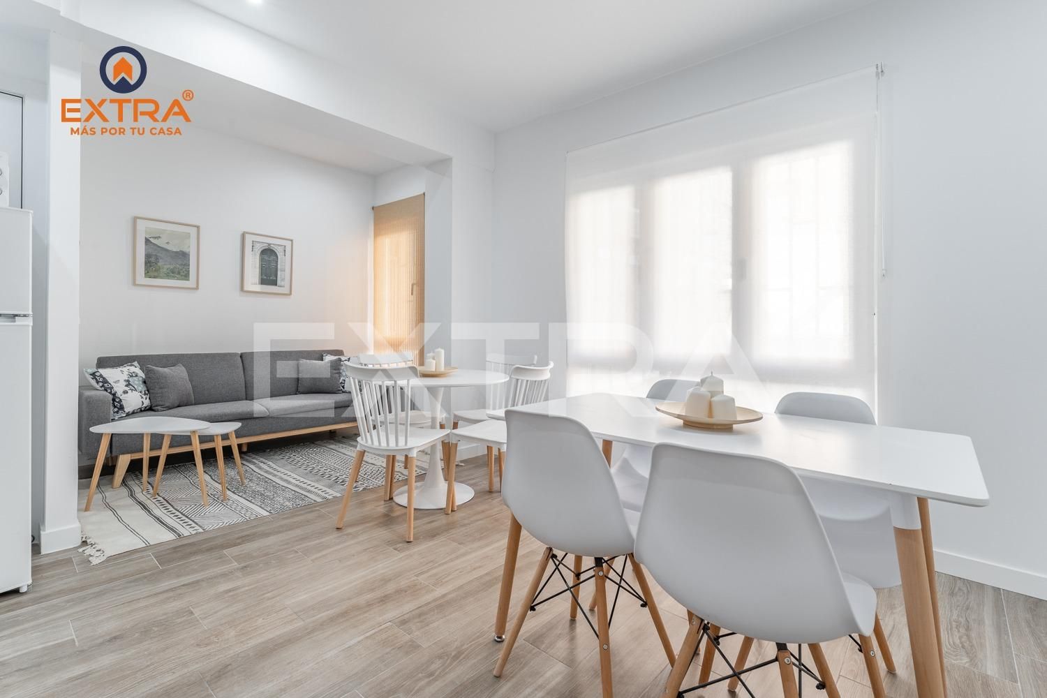 Dining room of Flat for sale in  Madrid Capital  with Air Conditioner, Heating and Storage room