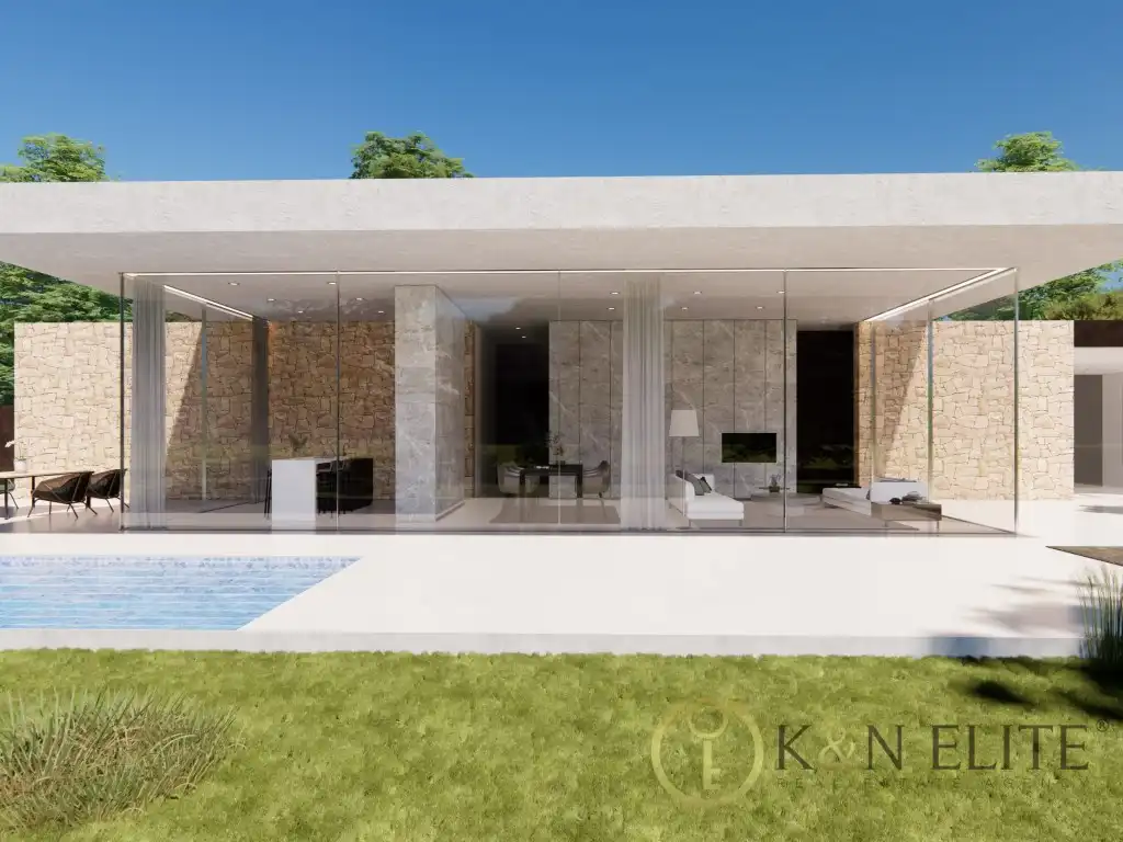 Vista exterior de Casa o chalet en venta en Alicante / Alacant con Aire acondicionado, Jardín privado y Piscina