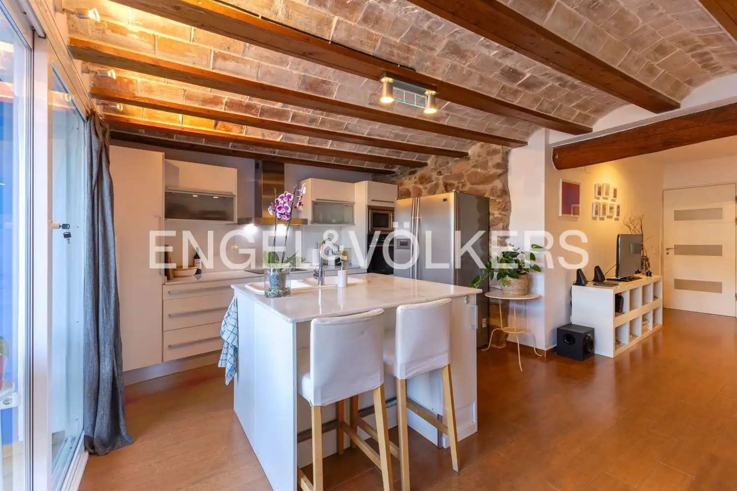 Cocina de Casa o chalet en venta en Serra con Aire acondicionado, Calefacción y Parquet