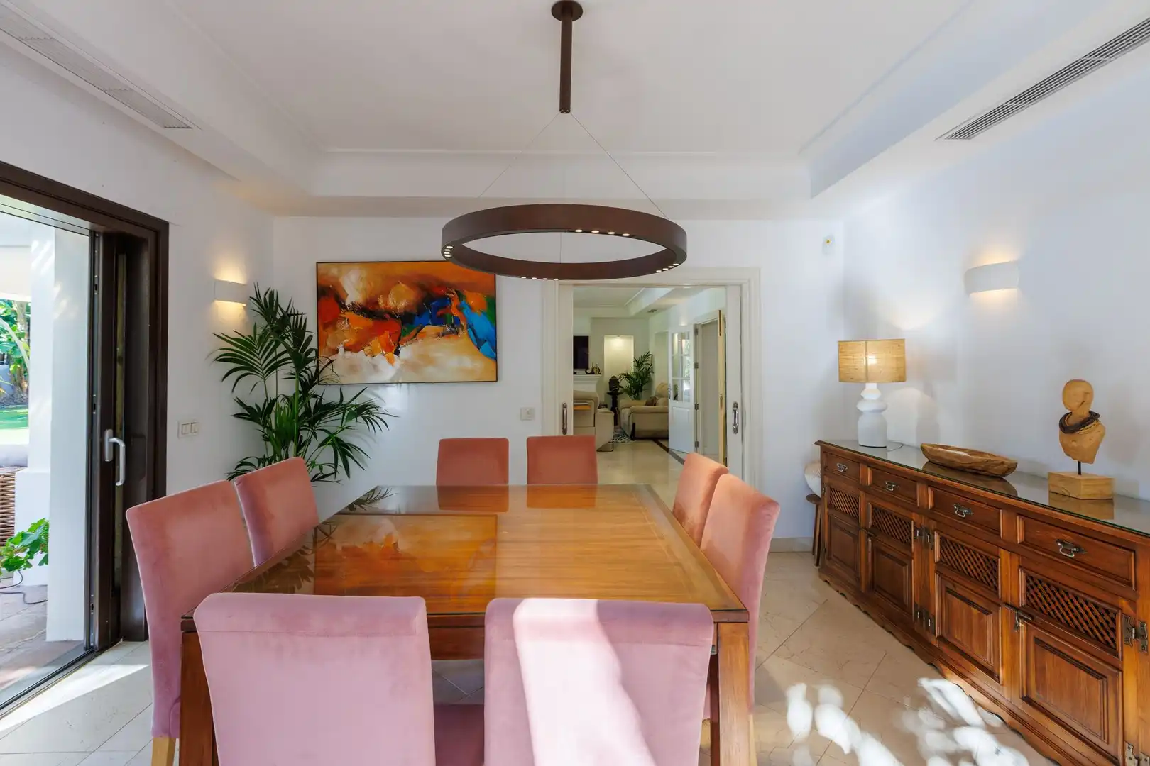 Comedor de Casa o chalet de alquiler en Estepona con Terraza