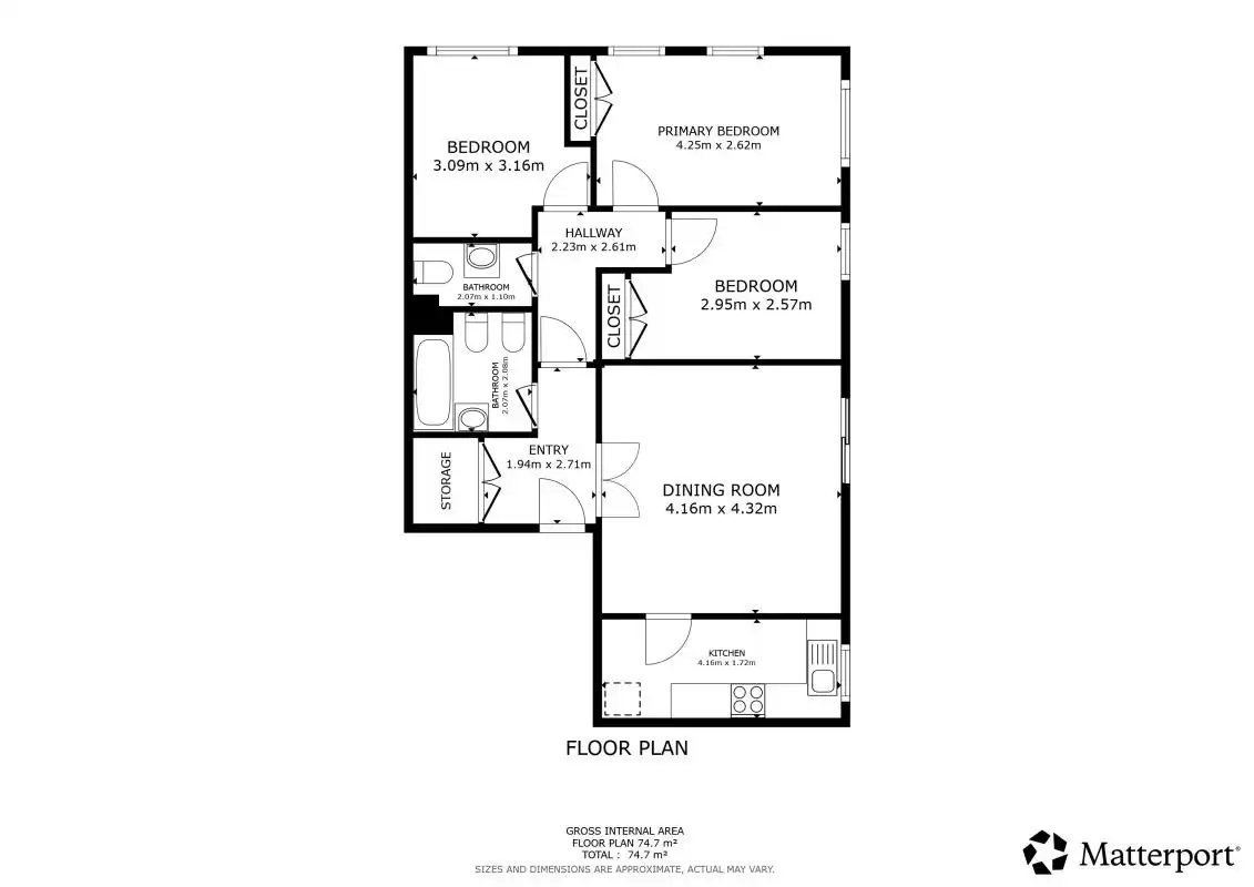 Flat for sale in Camas  with Air Conditioner, Heating and Storage room