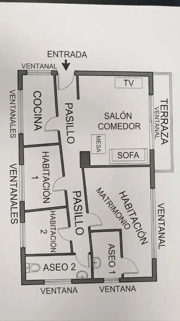 Wohnung zur Miete in Jávea / Xàbia mit Klimaanlage, Heizung und Terrasse