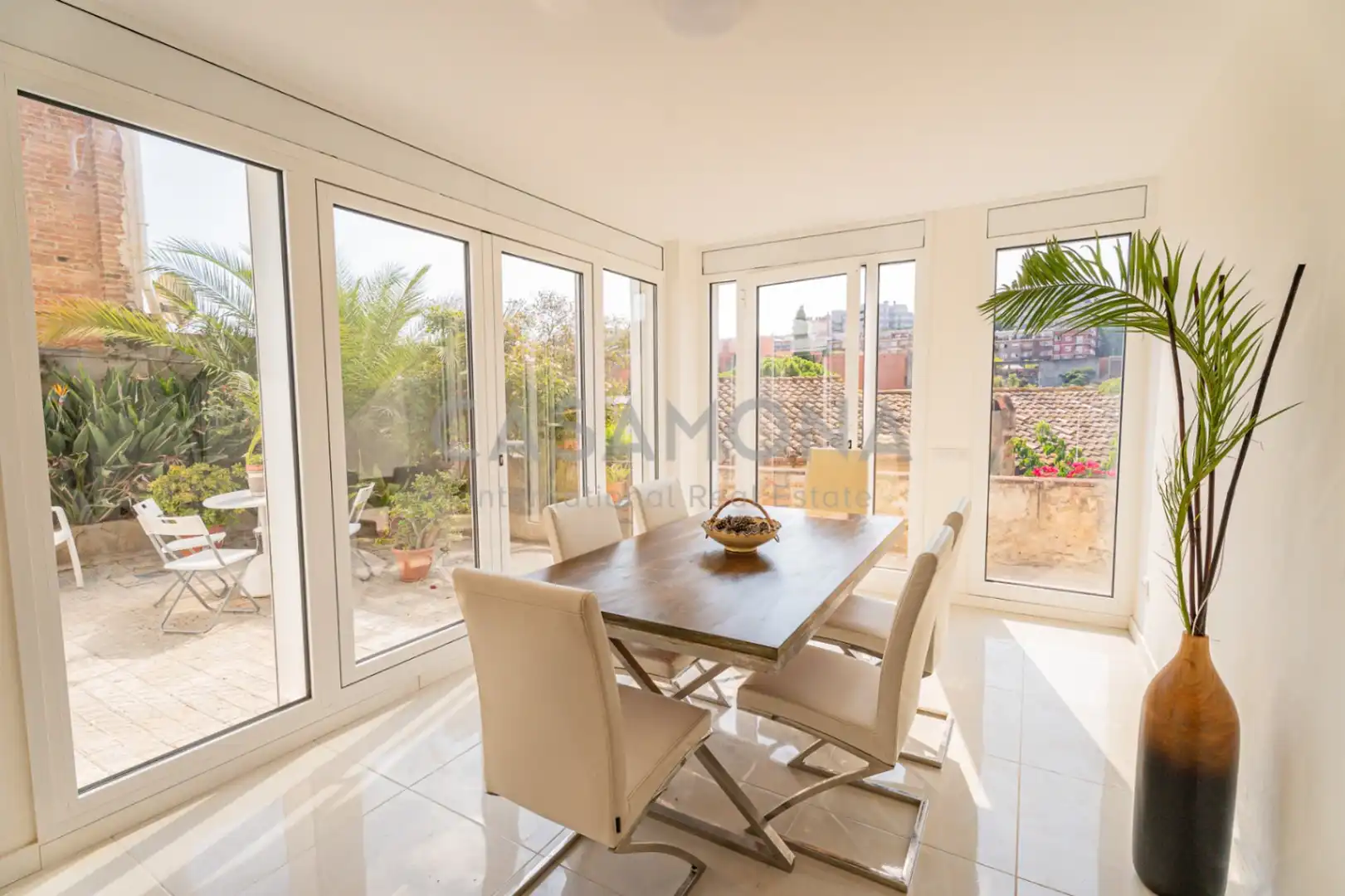 Dining room of Houses for rent to own in Barcelona  with Air Conditioner, Heating and Private garden