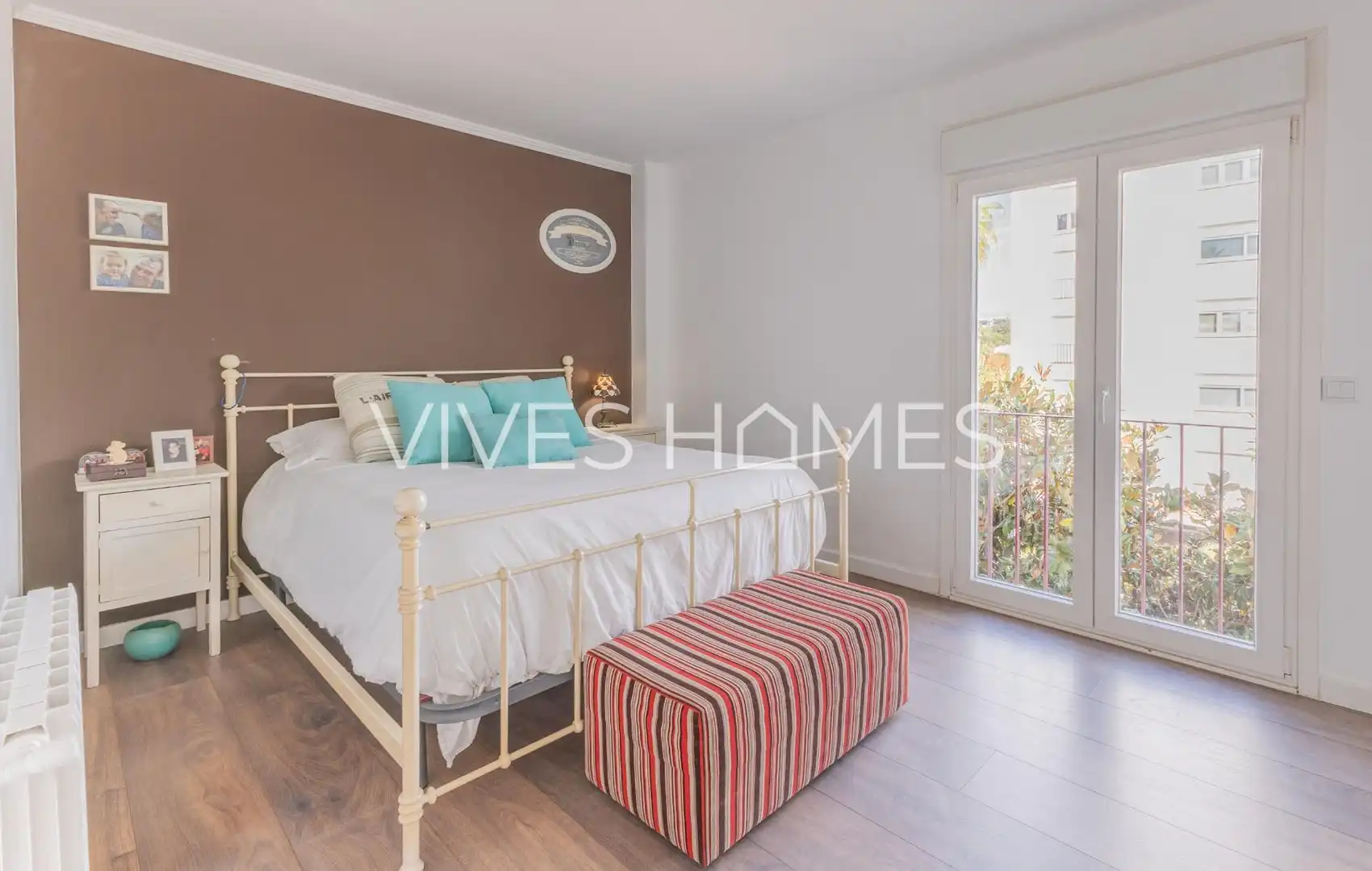 Schlafzimmer von Wohnung zum Verkauf in Sant Andreu de Llavaneres mit Klimaanlage, Heizung und Terrasse