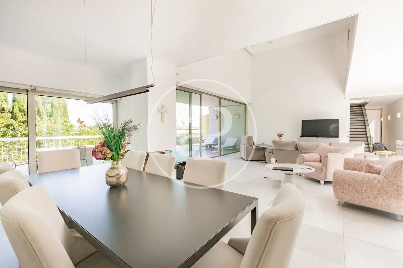 Dining room of Houses for sale in Madrid  with Air Conditioner, Heating and Private garden