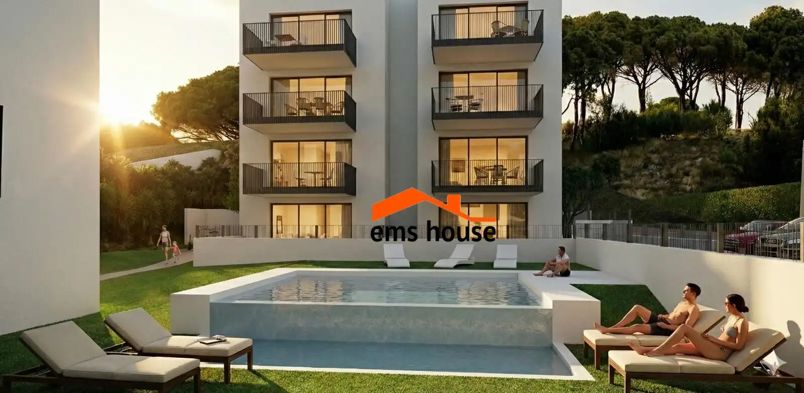 Piscina de Apartamento en venta en Palamós con Terraza y Piscina comunitaria