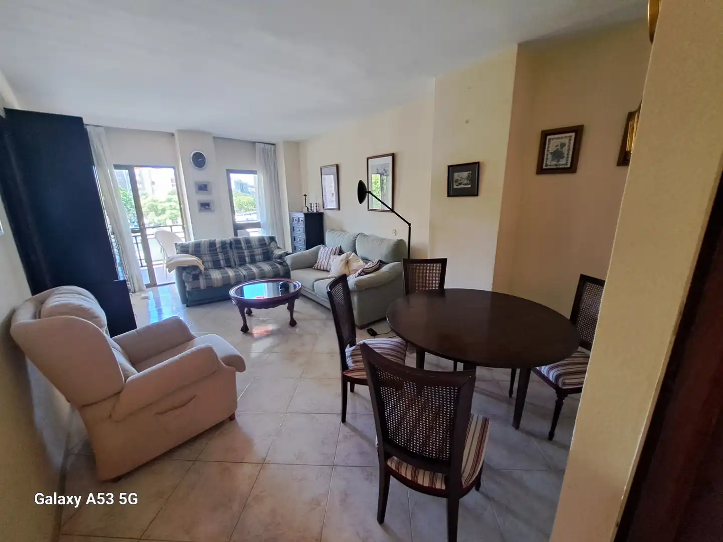 Sala de estar de Apartamento de alquiler en Marbella con Calefacción, Terraza y Amueblado