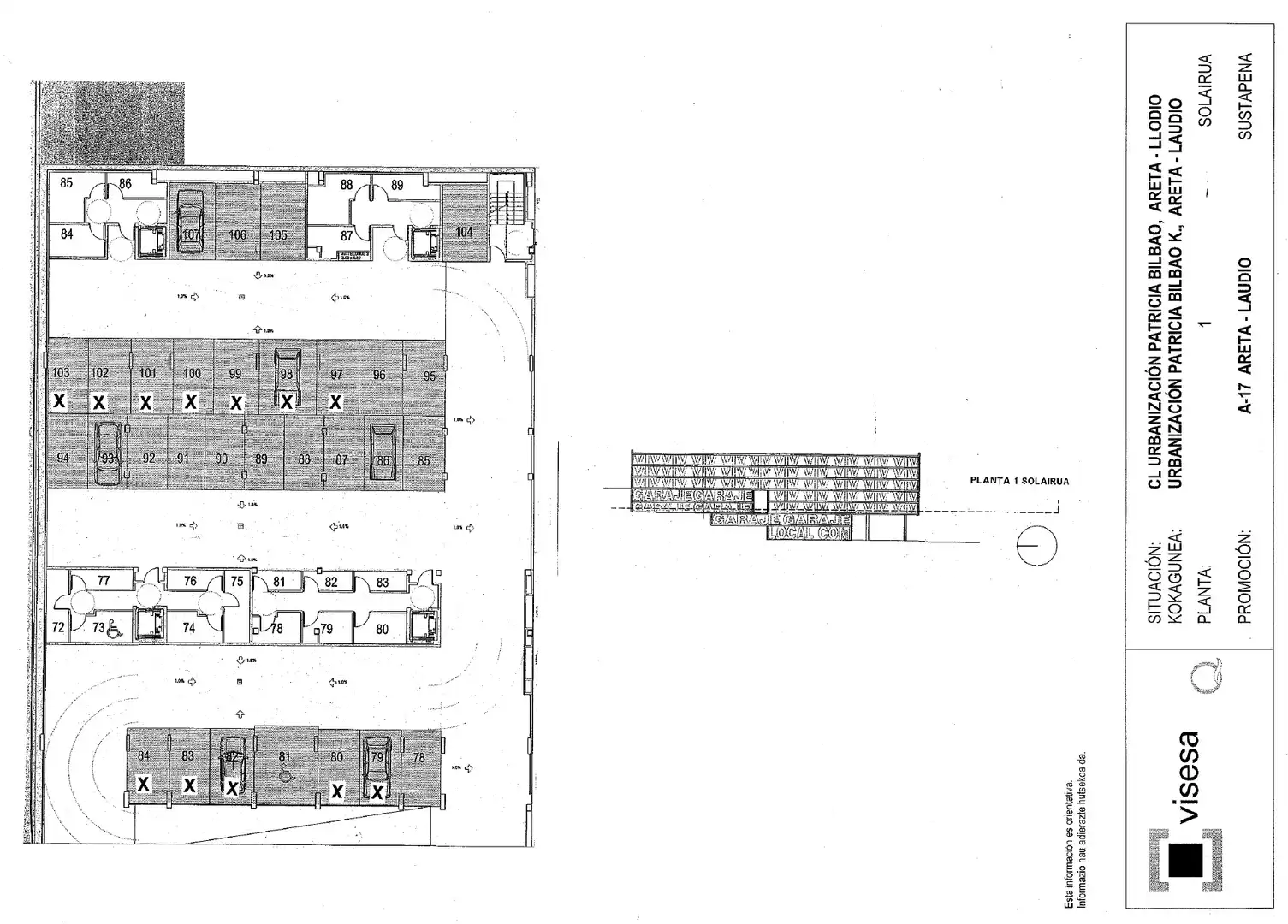 Garage for sale in Laudio / Llodio